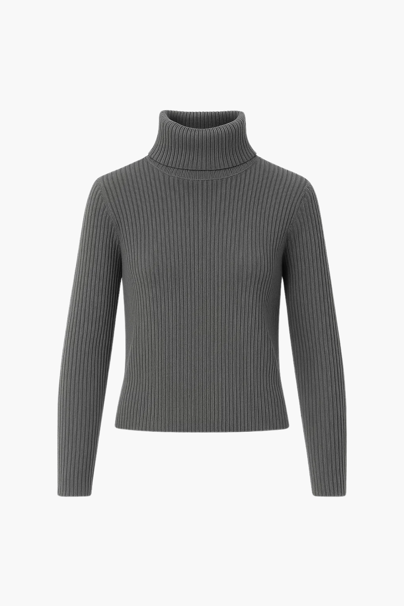 Geribbelde katoenen coltrui | Mette