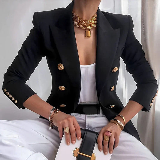 Blazer met gouden knopen op maat | Hedy