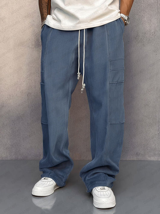 Stijlvolle  Losse Pasvorm Suède Broek | Timo