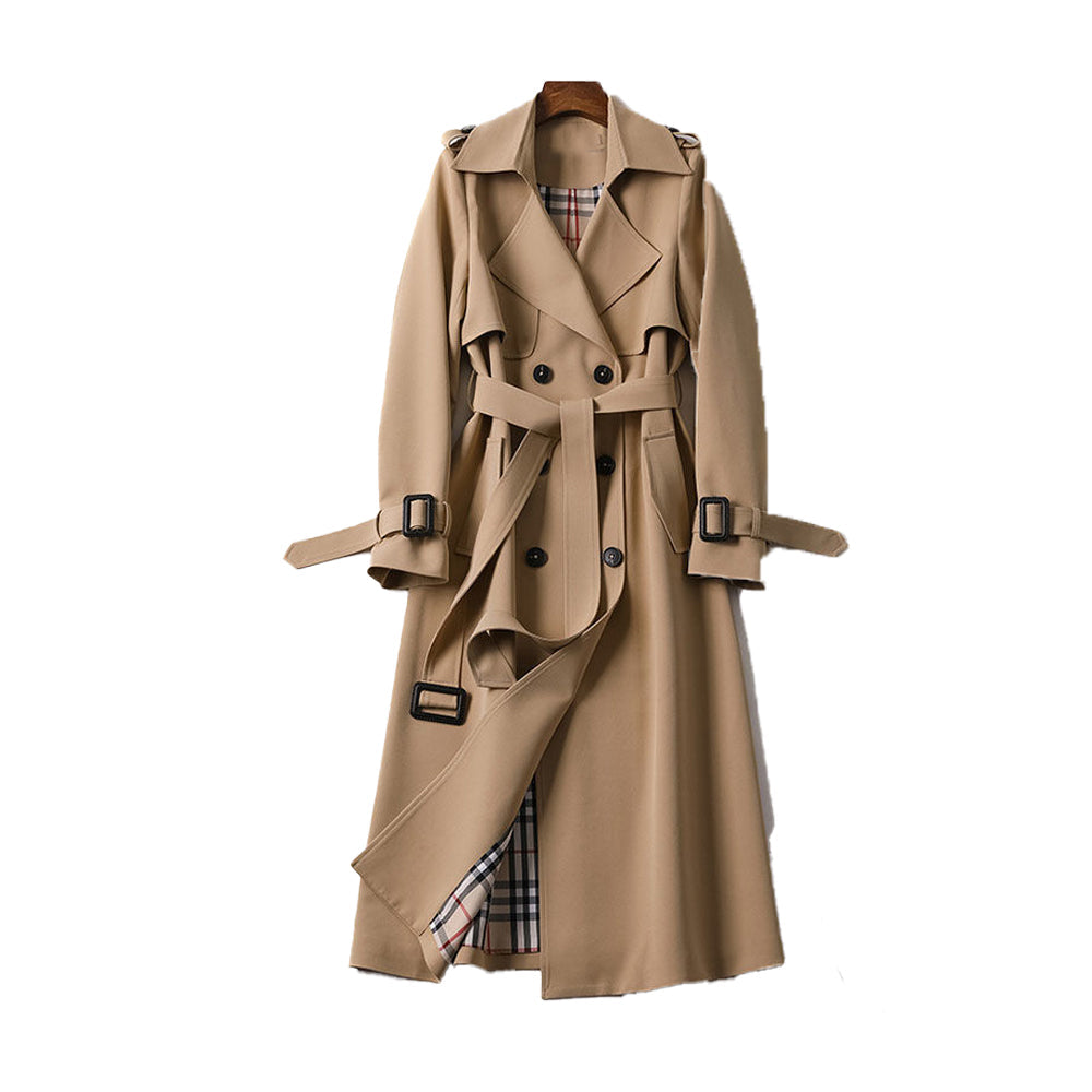 Klassieke trenchcoat met dubbele knopen | Adelheid