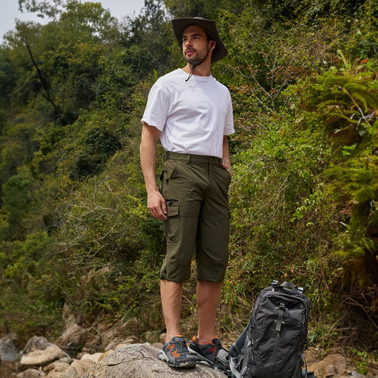 Sneldrogende caprishorts voor heren | Rein